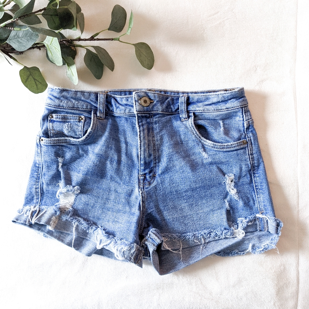 Zara Trafaluc Denim Shorts